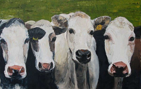 Four Cows by Alison Vernon