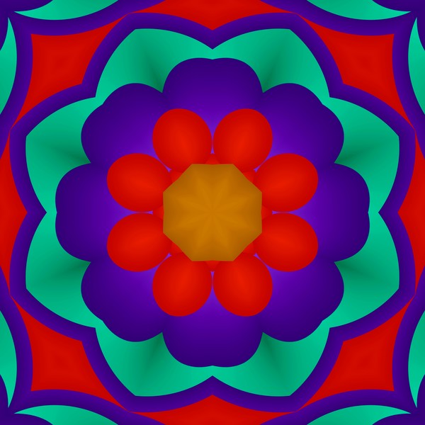 Primitive Floral Mandala