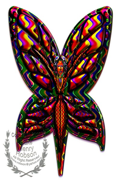 Butterfly Woman three F