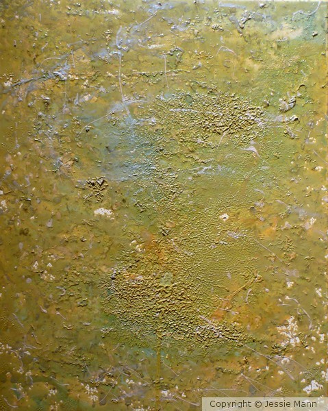 water oil and acrylic on canvas 2011 16x20