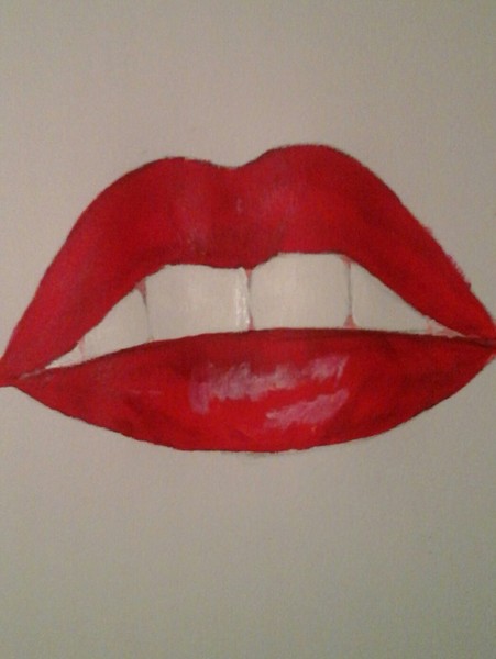Lips  painting  