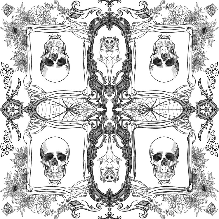 Dark Skull Pattern