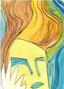 Caught Up - ACEO - SOLD