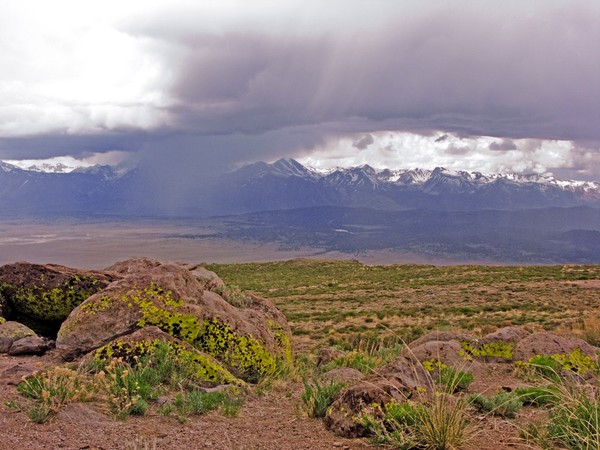 Rainy Day Over the Sierra 2