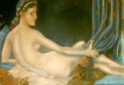 Reproduction of The Odalisque