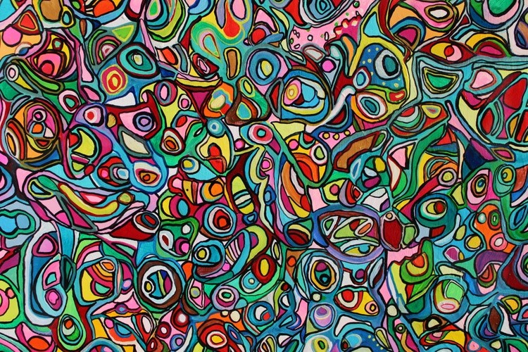 high quality colorful abstract for printed versions