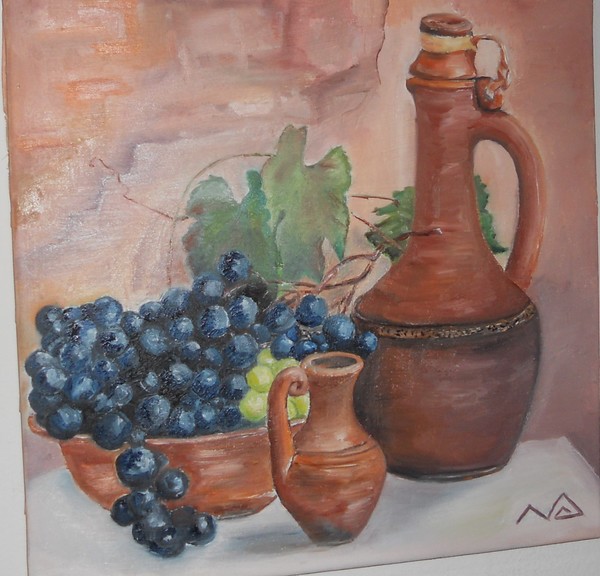 Still Life with Grapes