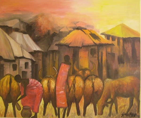 african village