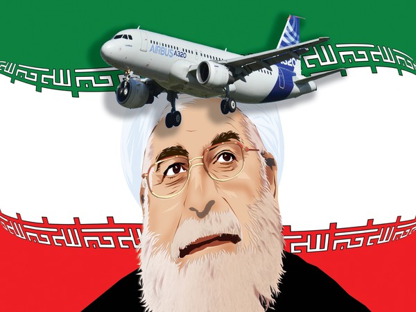 Hassan Rouhani goes Airbus Shopping