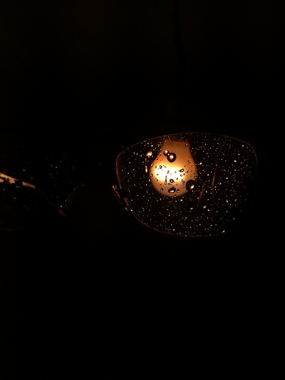 lamp & rain