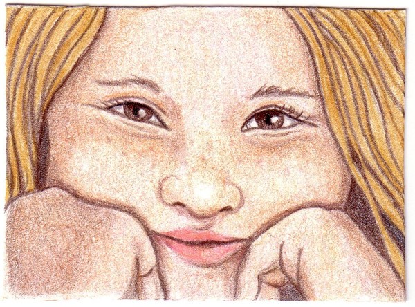 'Pensive' ACEO