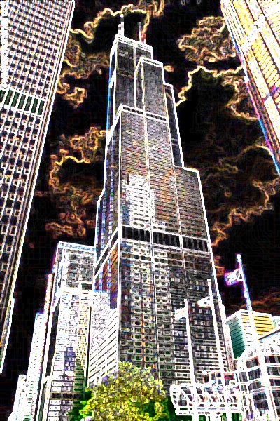 Sears Tower (Glow Shot)