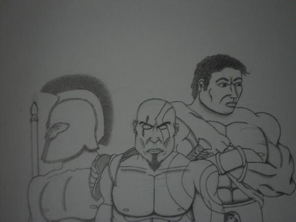 Achillies, Kratos, & Hercules Uplcose