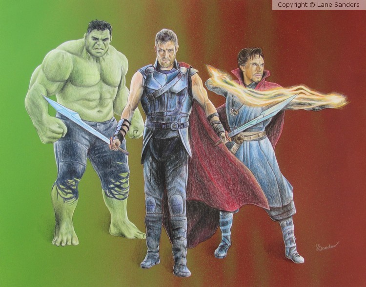 The Hulk, Thor, & Doctor Strange