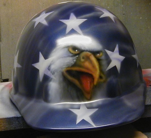 Hard Hat with Eagle