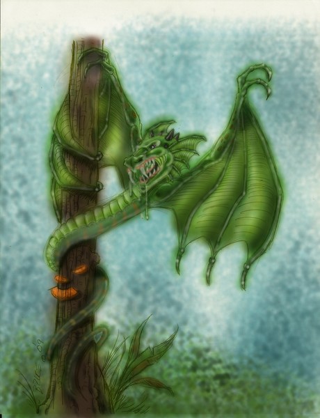 Tree Trunk Dragon # 1