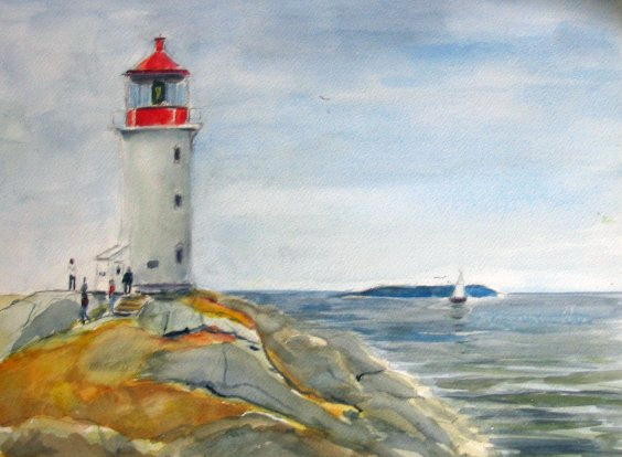 PEGGYS COVE LIGHTHOUSE