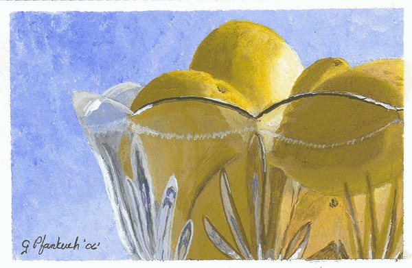 Bowl of Lemons Postcard