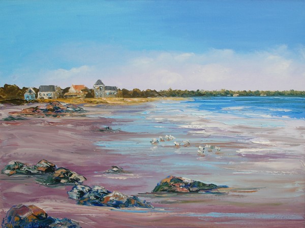 Coastal Beach by Alison Vernon