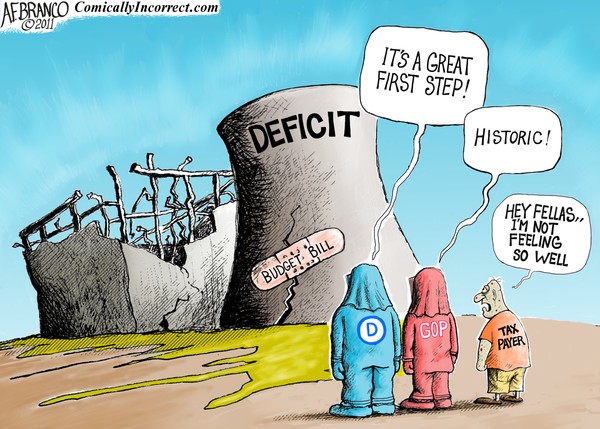 Budget Compromise (Cartoon)