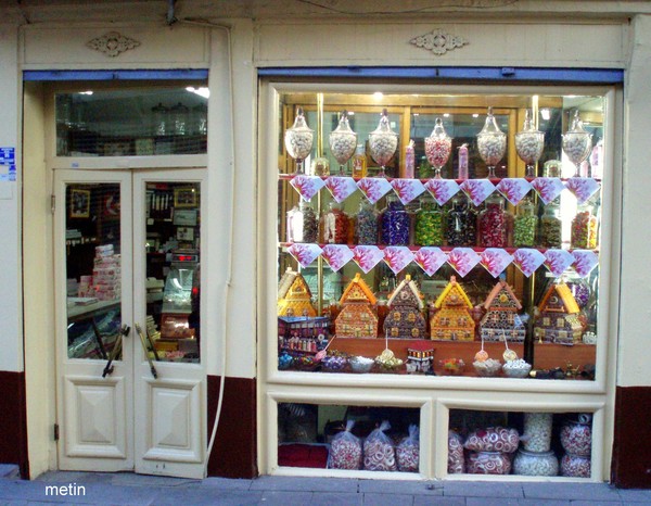 two old traditional sweet shops.