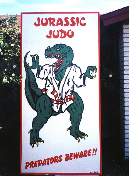 1993 Florid School of Judo Outdoor Sign
