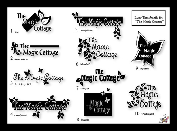 The Magic Cottage Logo Thumbnails