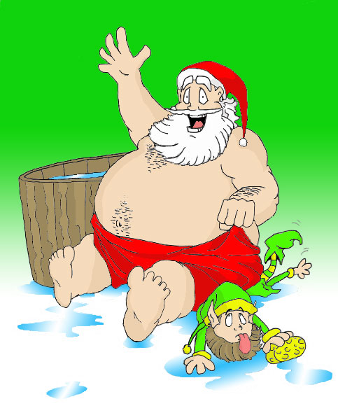 Santa's Tragic Sponge Bath
