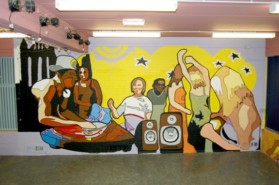 whitby youth club mural