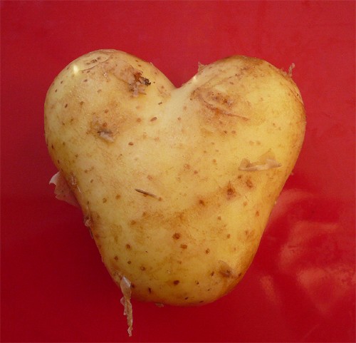 potatoes heart