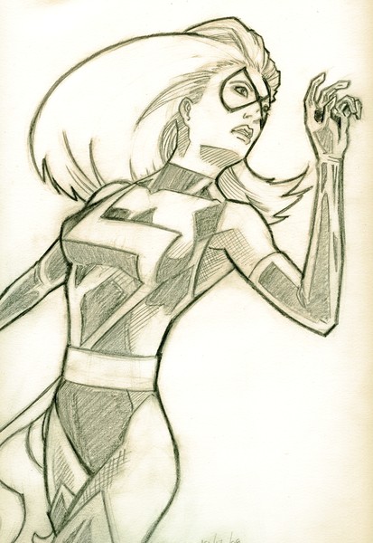 Ms. Marvel Sketch