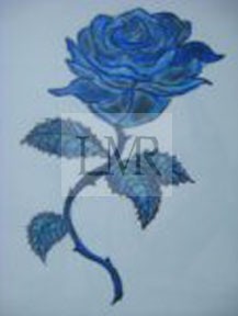 Blue Rose Tattoo