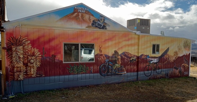 Mural- Riding The Sunset