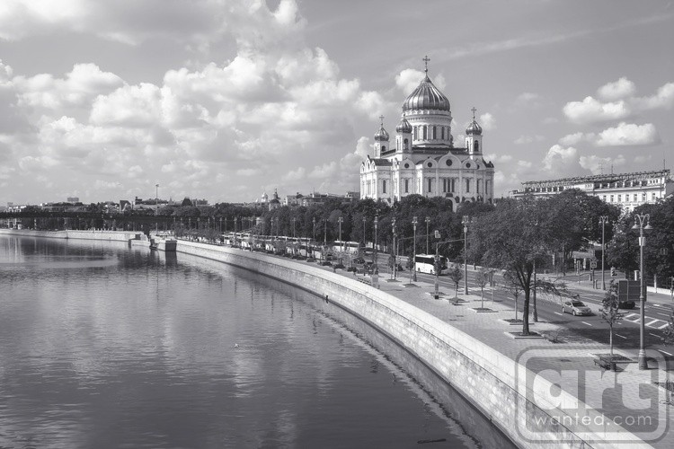 Cathedral of Christ the Saviour in B&W