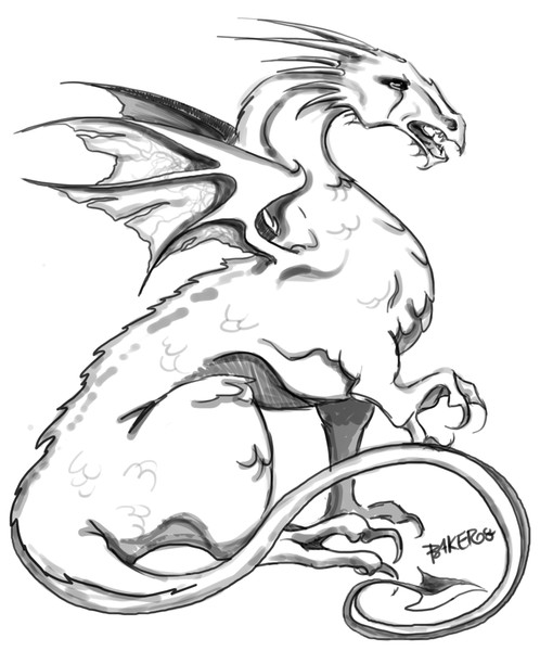 Dragon 1 sketch