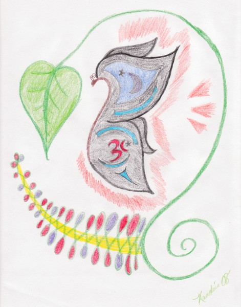 Seeker of Knowledge - 9x12 Butterfly Drawing