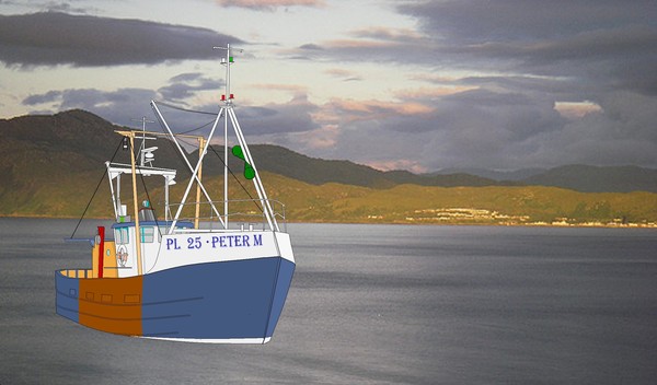 peter m coming out of mallaig scotland