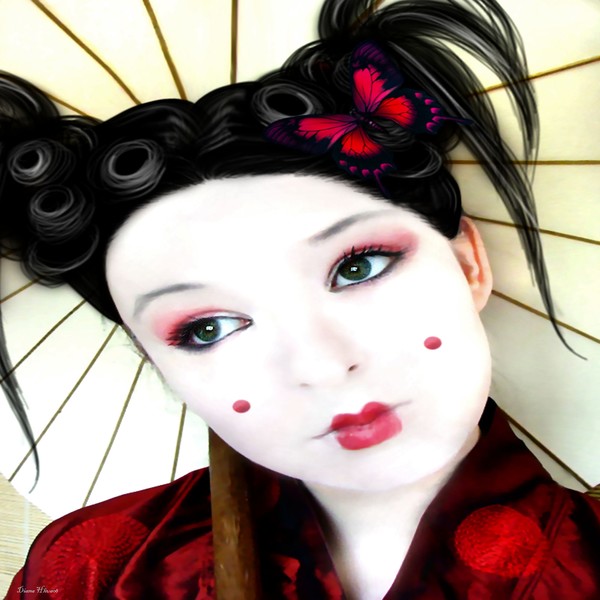 Geisha Girl by Diana Hliva