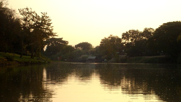 sunset on the ping river