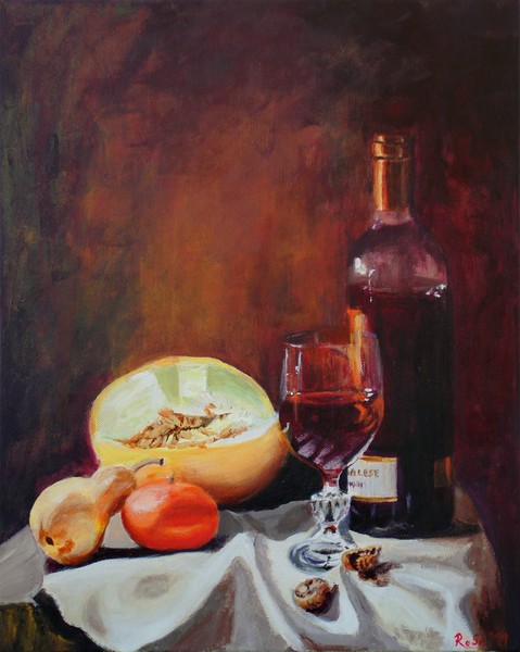 Still Life with wine