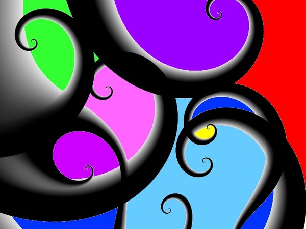 Spirals of Colors
