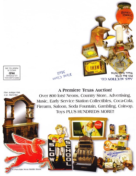 A & S Auction mailer