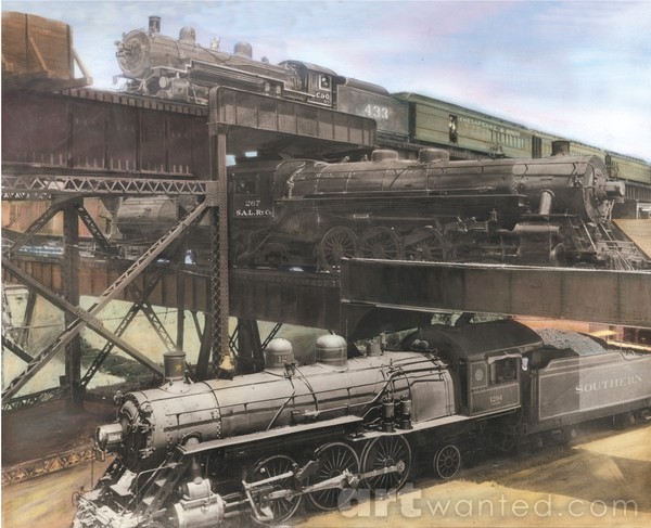 Triple Crossing RR, circa 1926