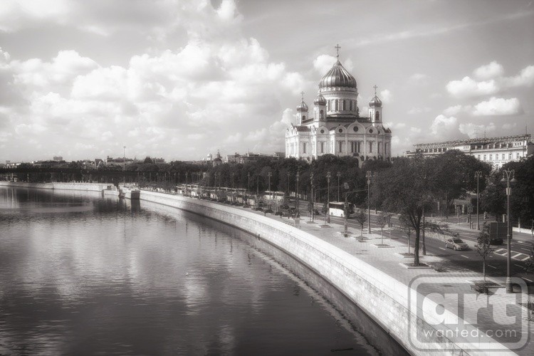 Cathedral of Christ the Saviour in Sepia