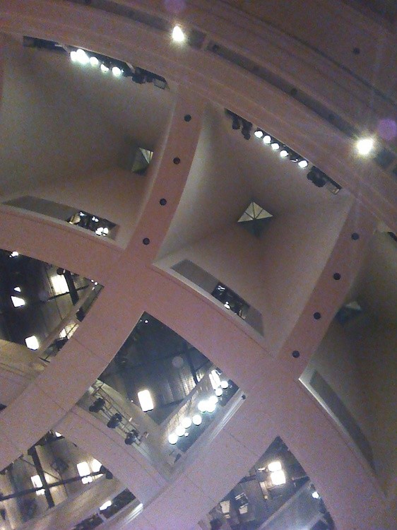 Ceiling of the LDS conference Center