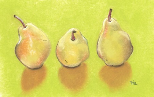 3 pears