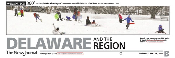 154th News Journal Panorama-Rockford Park Sledders