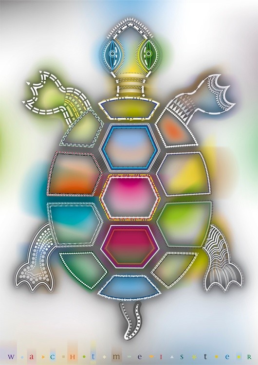 Glass Brick Turtle 