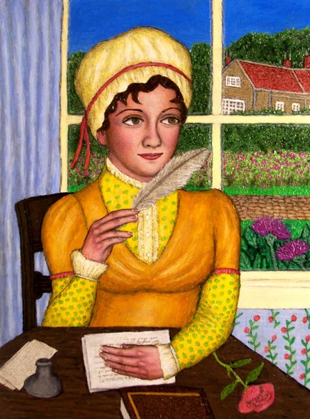 Jane Austen (seated half-length)