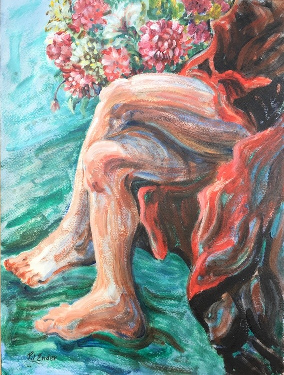 Bare Feet and Flowers